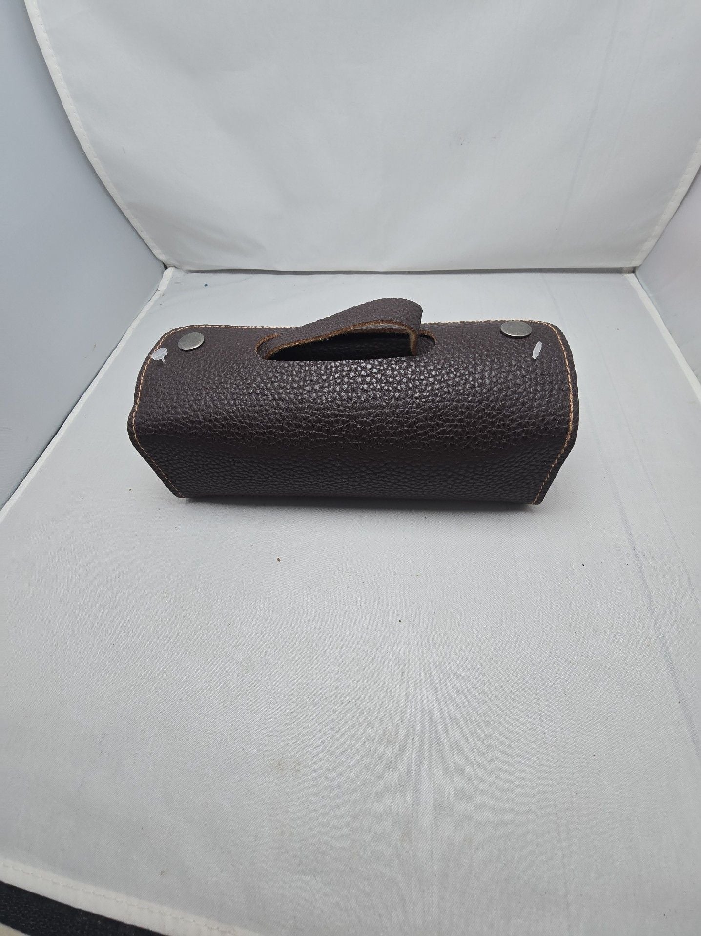 Lufthansa German Airlines Business Class Amenities Leather Pouch Travel Bag 6