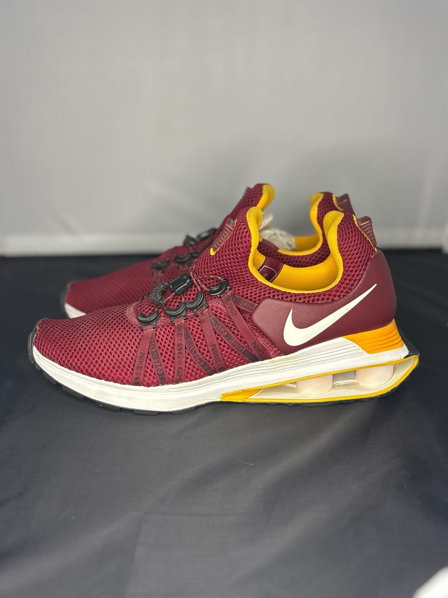 Nike Shox Gravity Wild Cherry Burgundy Running Shoes 3