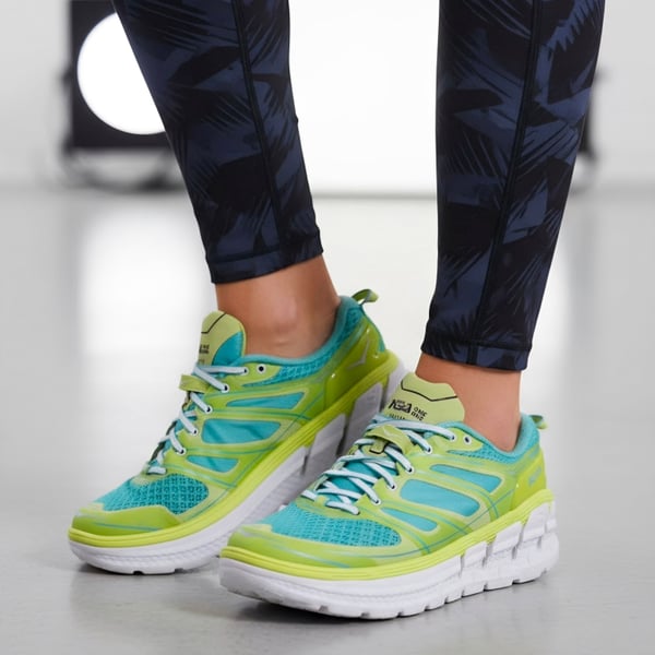 Hoka One One Conquest 2 Running Shoes Acid Waterfall Women's