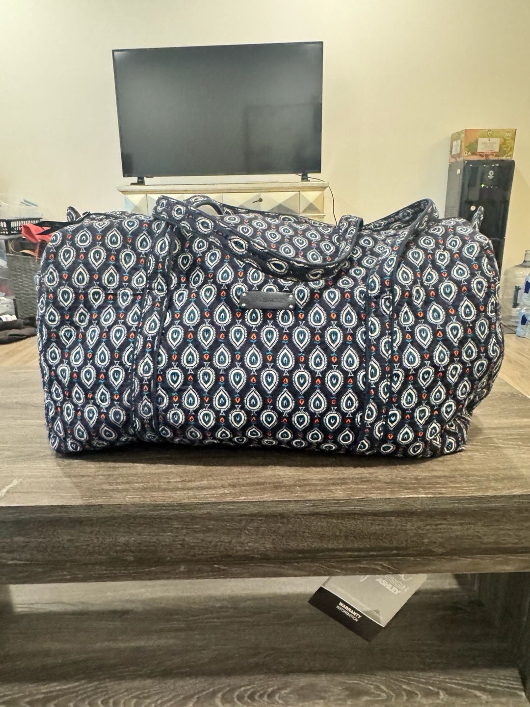 Vera Bradley Double Handle Satchel Duffle Bag in Marrakesh Motifs Print 2