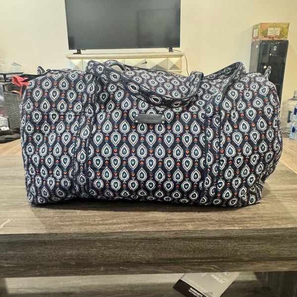 Vera Bradley Double Handle Satchel Duffle Bag in Marrakesh Motifs Print