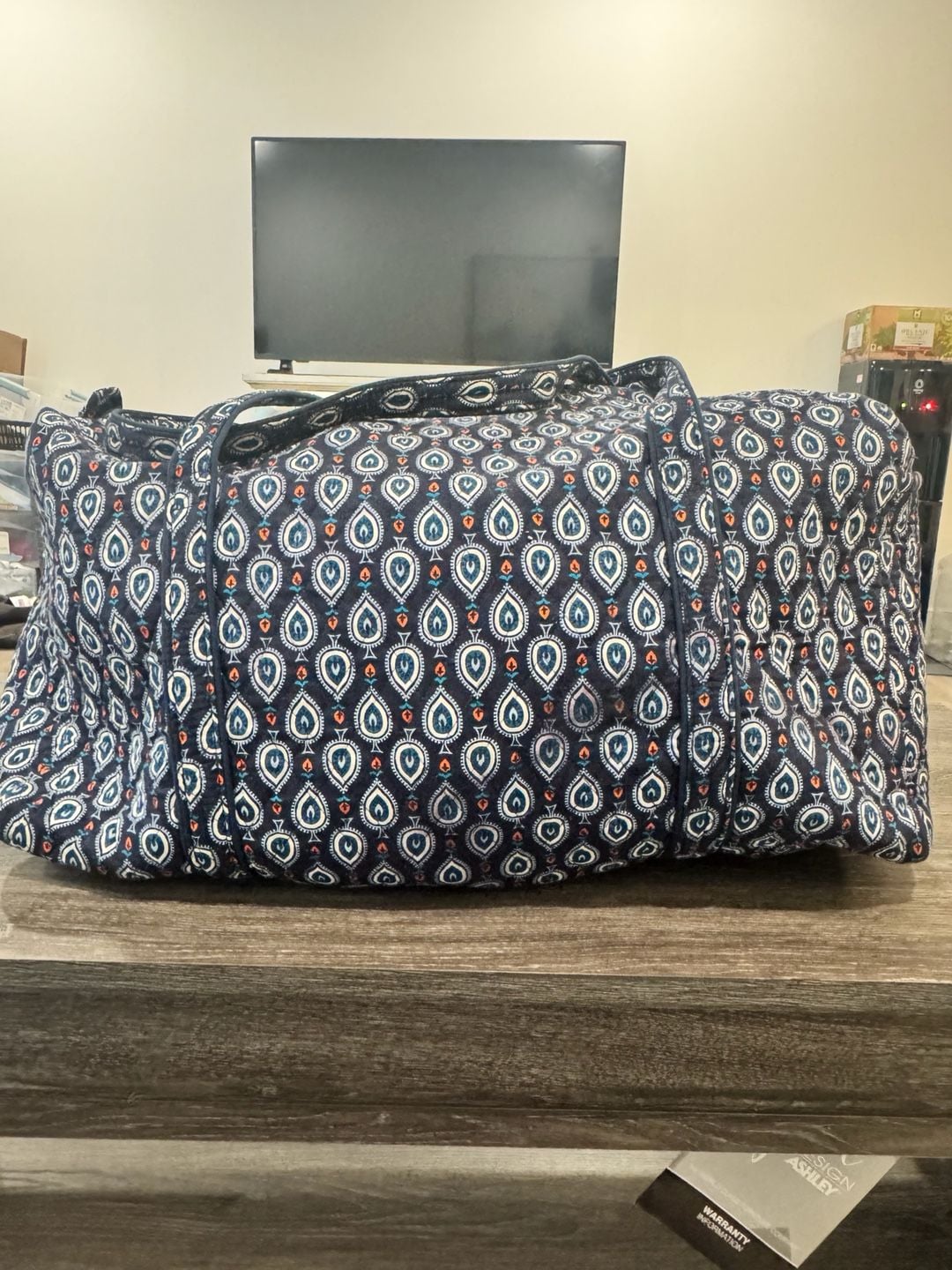 Vera Bradley Double Handle Satchel Duffle Bag in Marrakesh Motifs Print 4