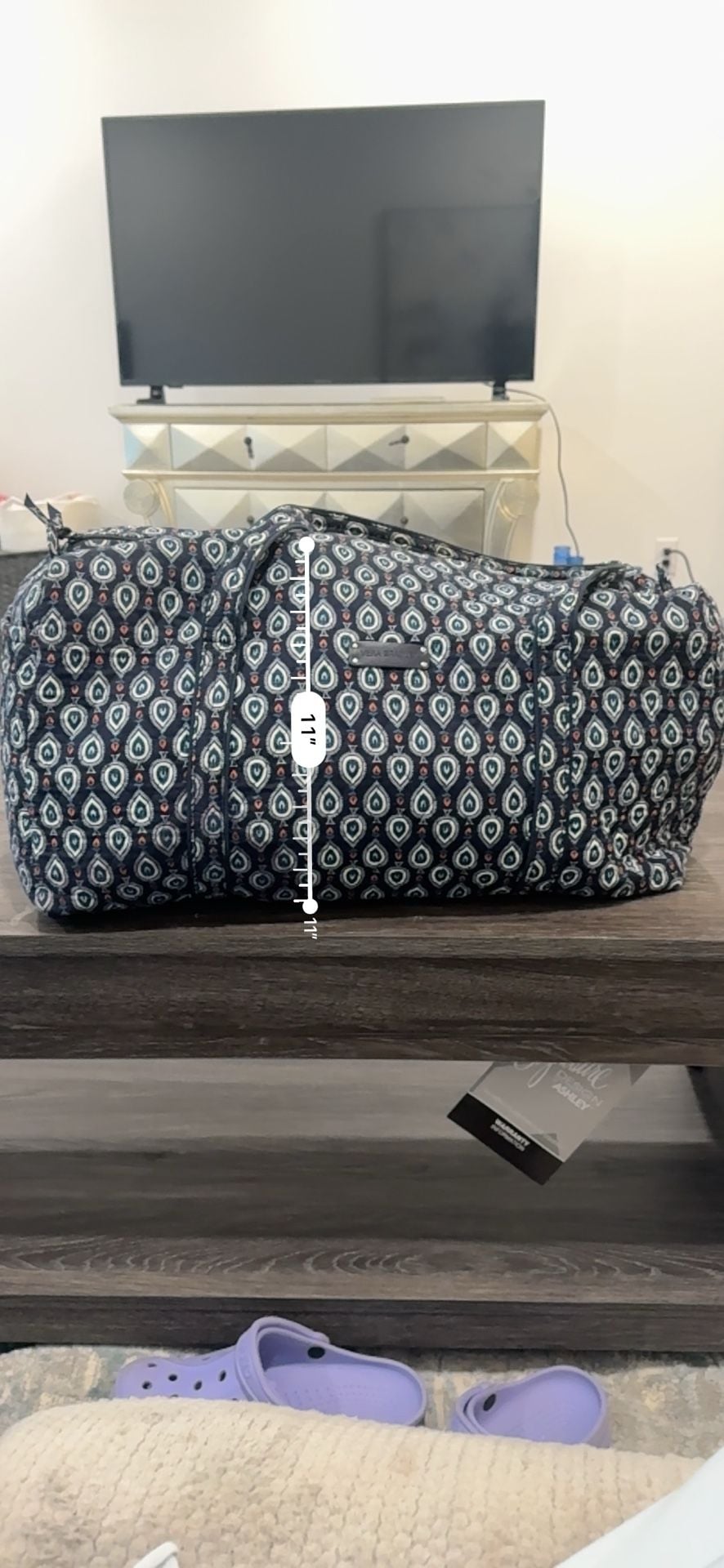 Vera Bradley Double Handle Satchel Duffle Bag in Marrakesh Motifs Print 6