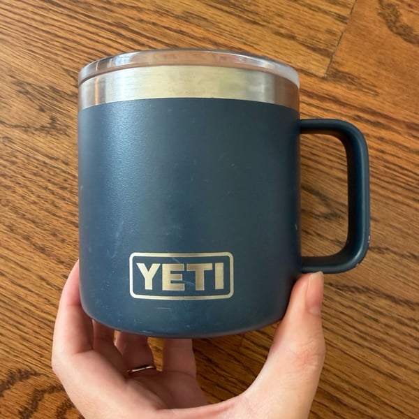 Yeti Rambler 14 Oz Navy Blue Stackable Mug