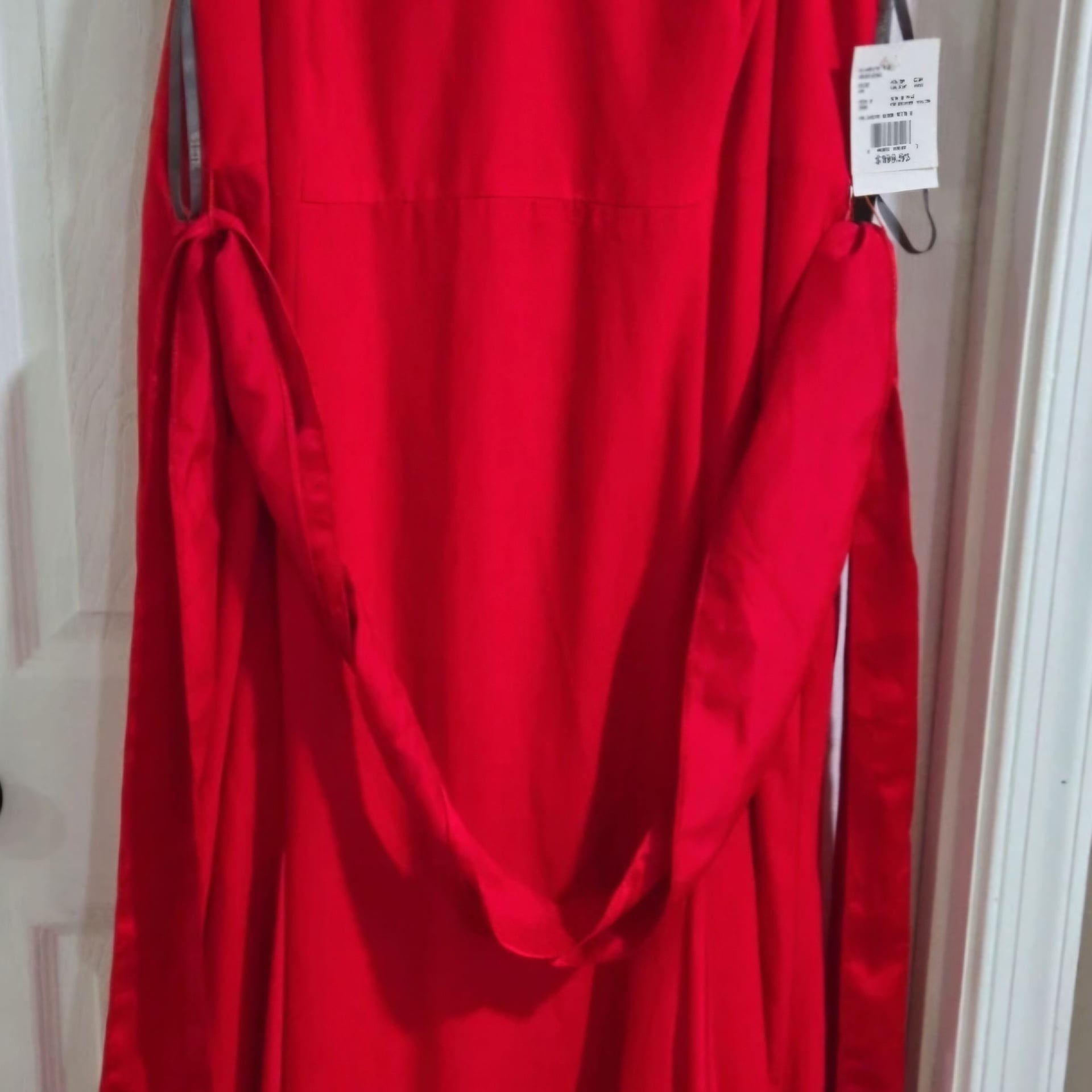 White by Vera Wang Crepe Gown in Red Size 24 2