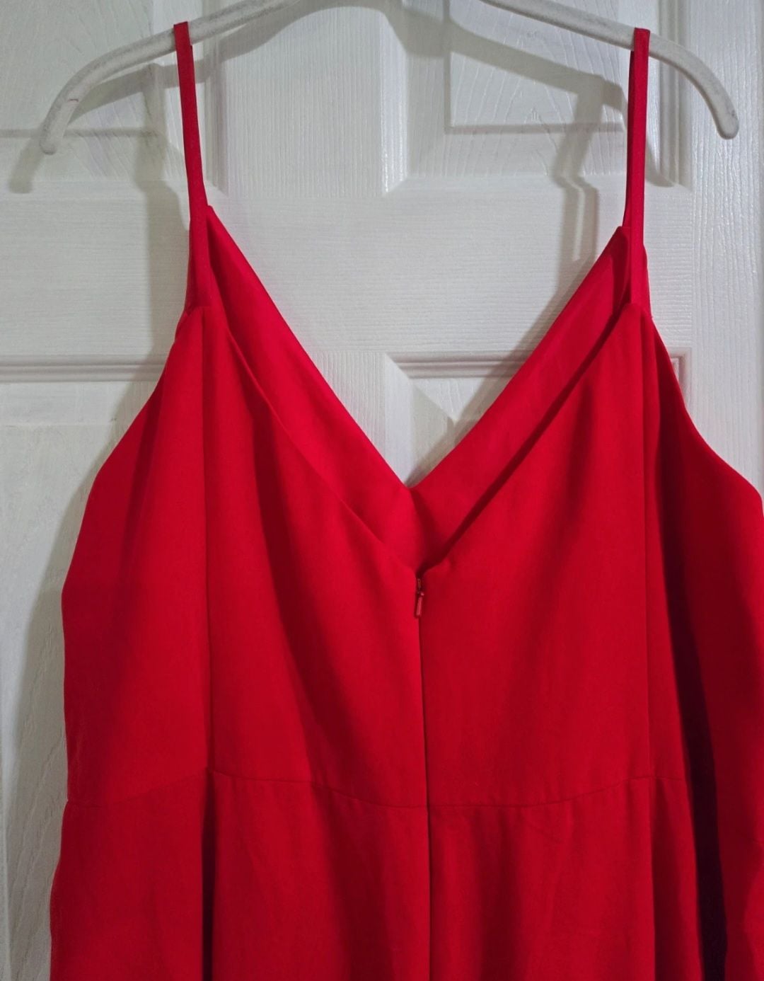 White by Vera Wang Crepe Gown in Red Size 24 7