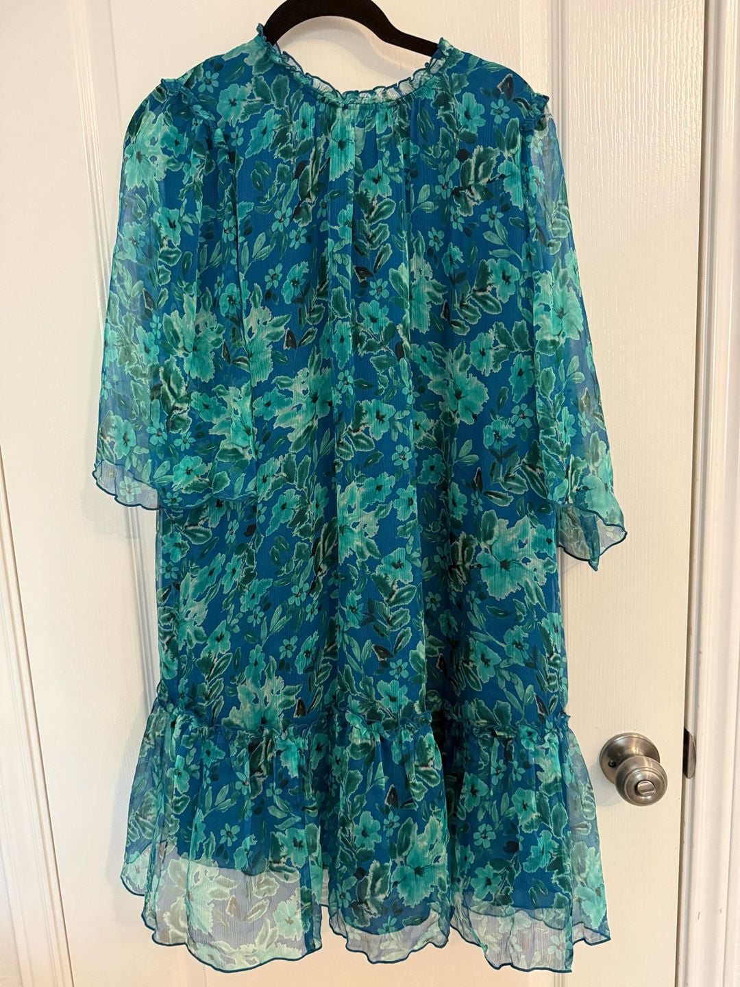Johnny Was Raquel Floral Silk Minidress Small 3