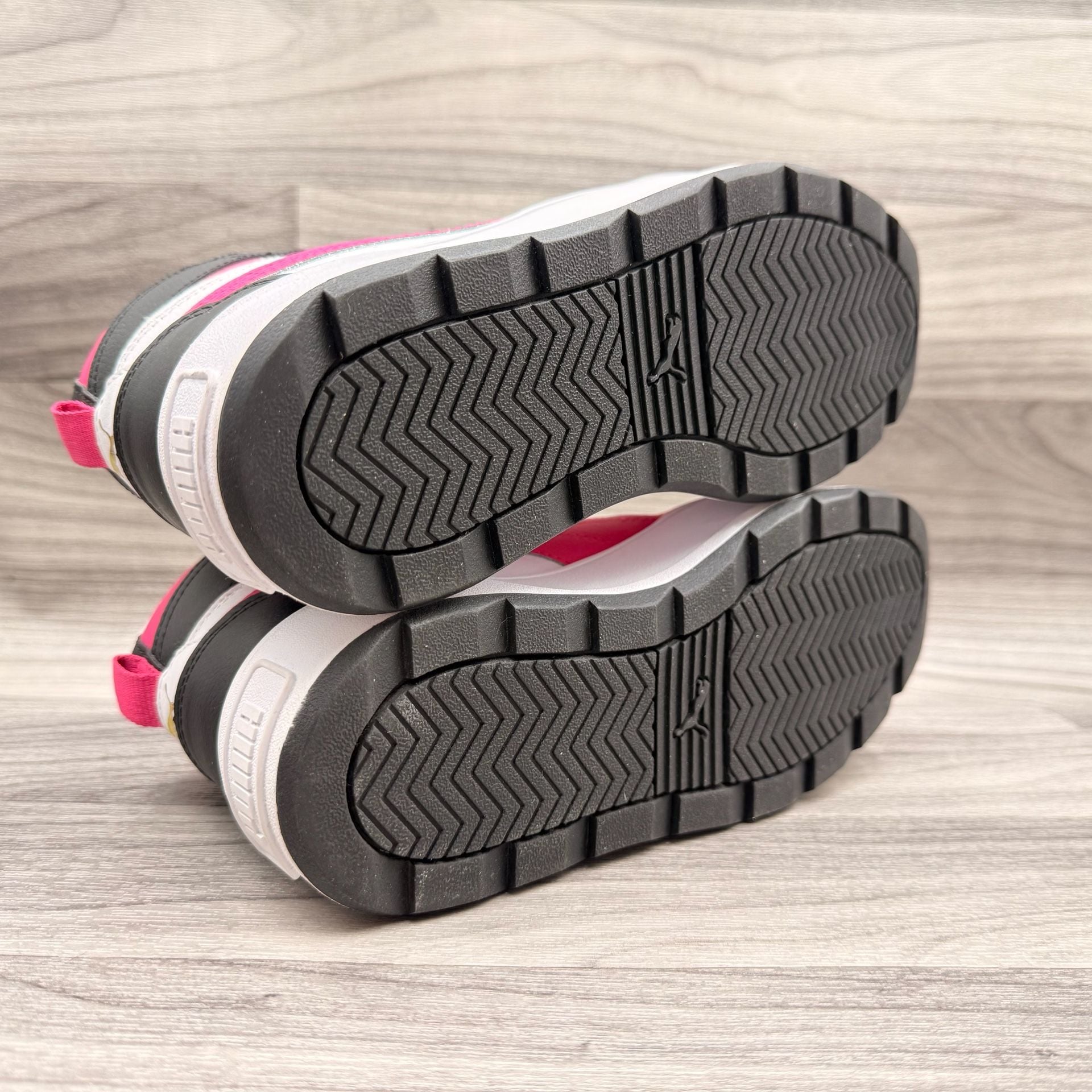 Puma Karmen Rebelle Mid Platform Women's White Black Fuchsia Sneakers 6