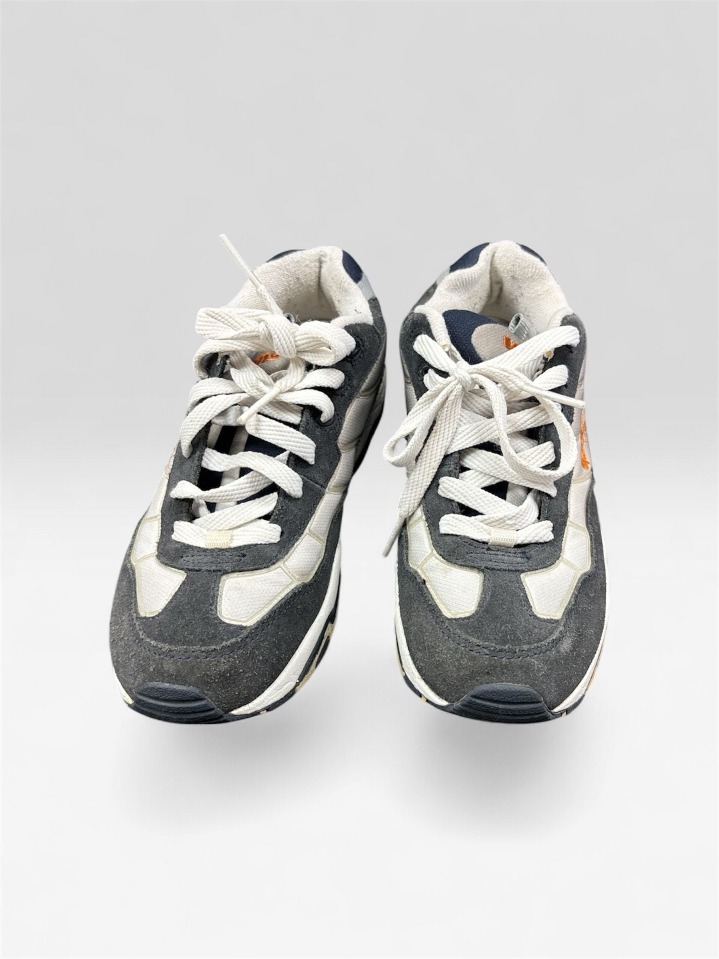Vans Vintage Chunky Sneaker Gray White Orange 2