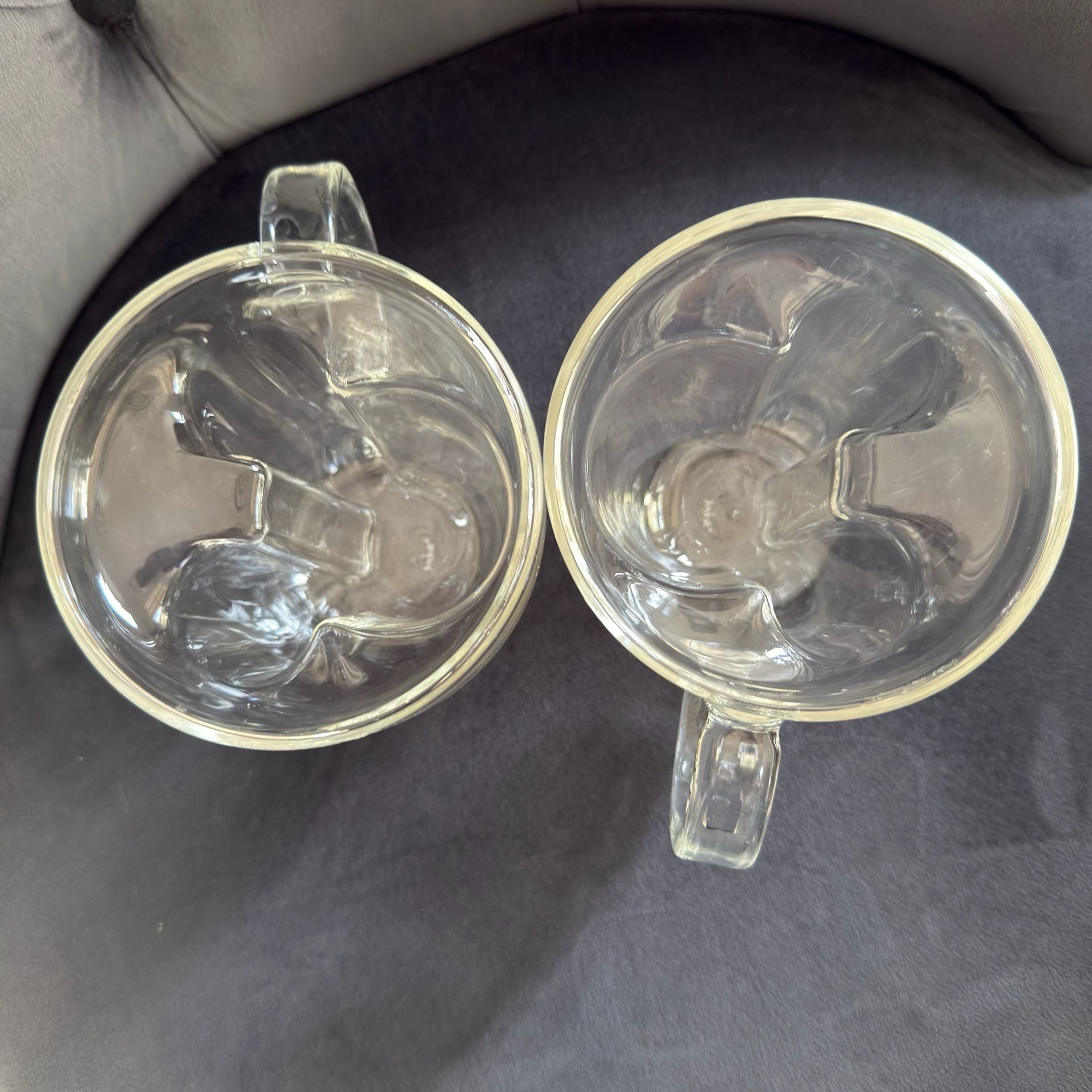JoyJolt Disney Mickey Mouse 3D Double Walled Glass Mugs Set of 2 4