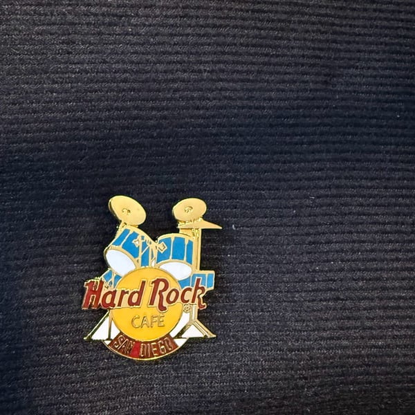 Hard Rock Cafe San Diego - Drum Set Pin