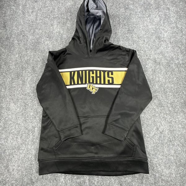 Rivalry Threads UCF Knights Youth L Black Hoodie Sweatshirt Central Florida NWOT