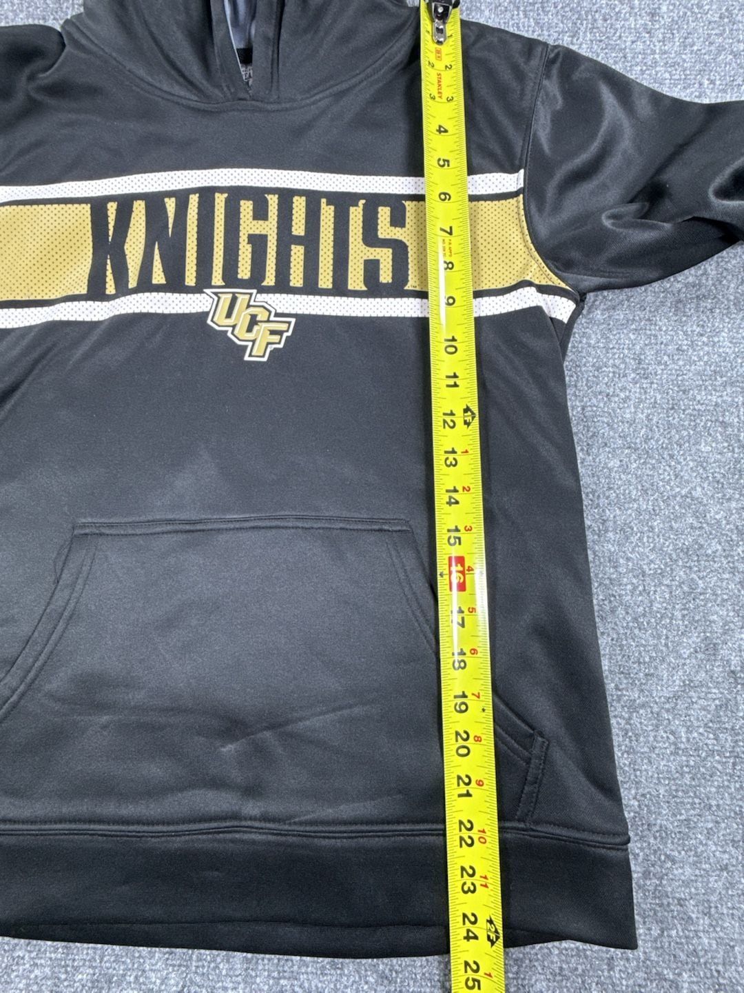Rivalry Threads UCF Knights Youth L Black Hoodie Sweatshirt Central Florida NWOT 9