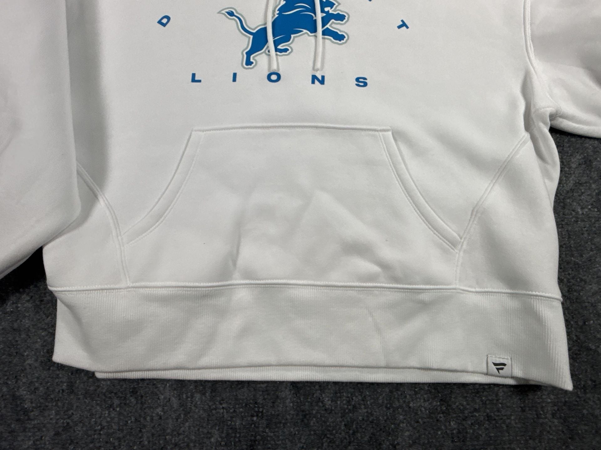 Fanatics Detroit Lions NFL Classic Women’s Pullover Hoodie Large White See Pics 7
