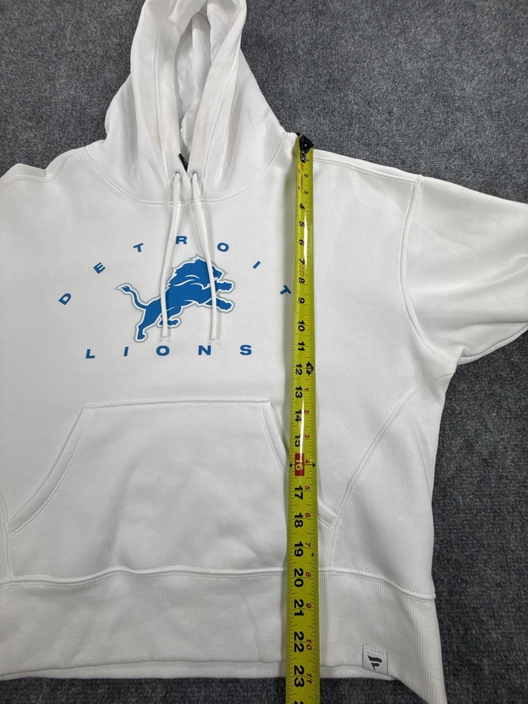 Fanatics Detroit Lions NFL Classic Women’s Pullover Hoodie Large White See Pics 13