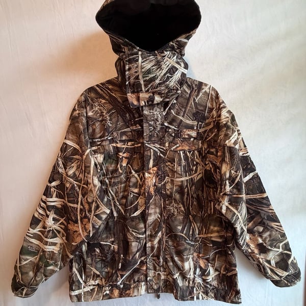 Cabela's Dry-Plus Outdoor Gear Camouflage Hunting Jacket Parka Size S