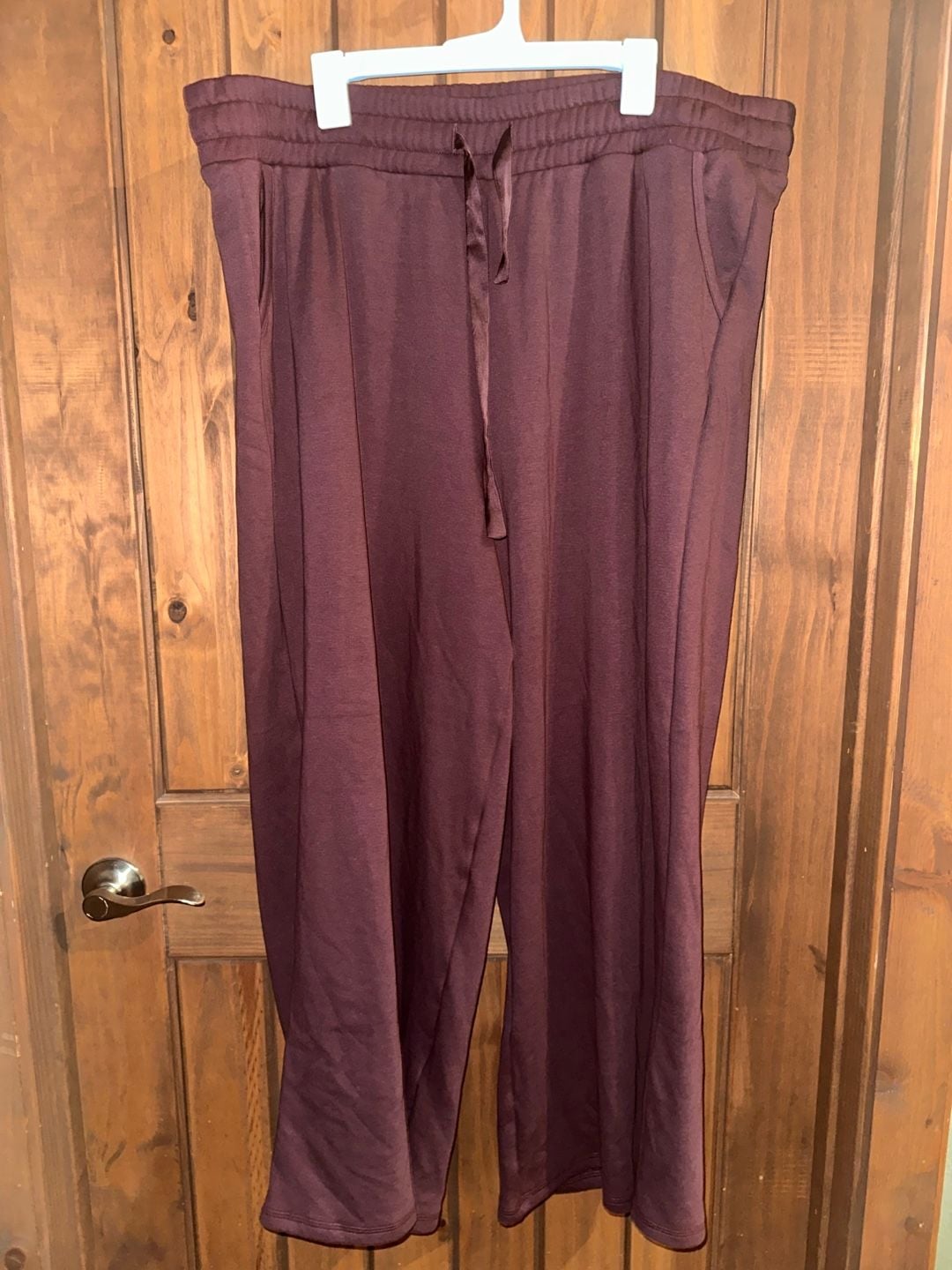 Torrid Brushed Fleece Wide Leg Lounge Pant in Sassafras 2