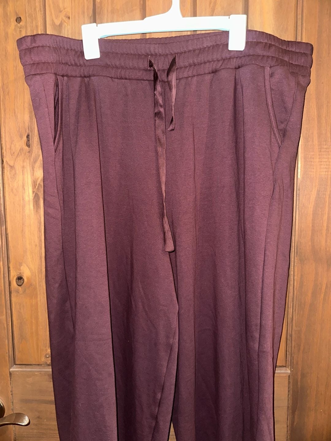 Torrid Brushed Fleece Wide Leg Lounge Pant in Sassafras 3