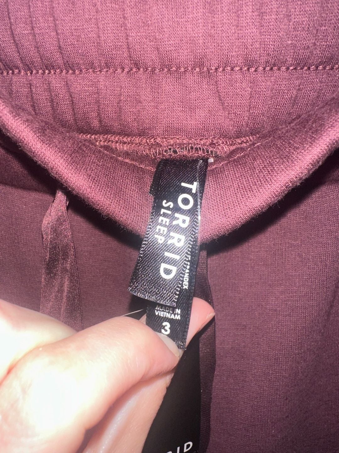 Torrid Brushed Fleece Wide Leg Lounge Pant in Sassafras 8