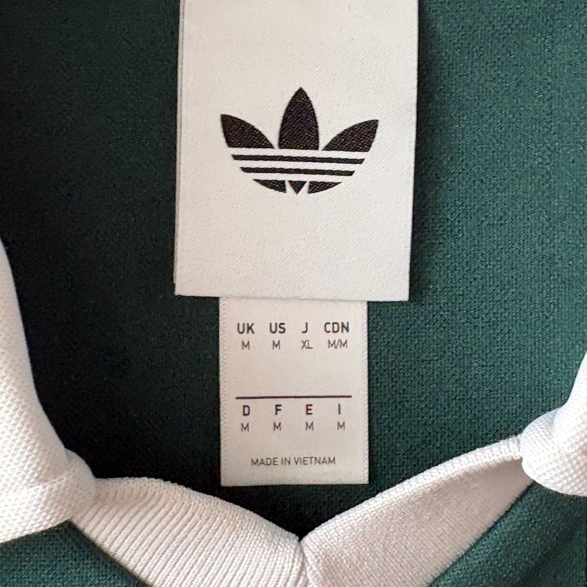 Adidas Archive Collar Engineered Jersey Green 4