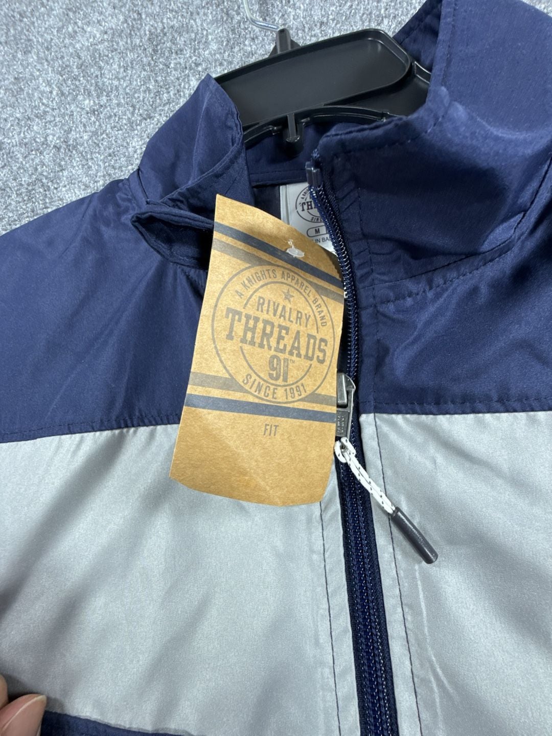 Rivalry Threads Auburn Tigers Full Zip Windbreaker Jacket - Size M - NCAA 7