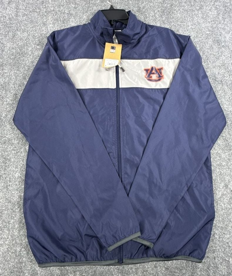 Rivalry Threads Auburn Tigers Full Zip Windbreaker Jacket - Size M - NCAA 2