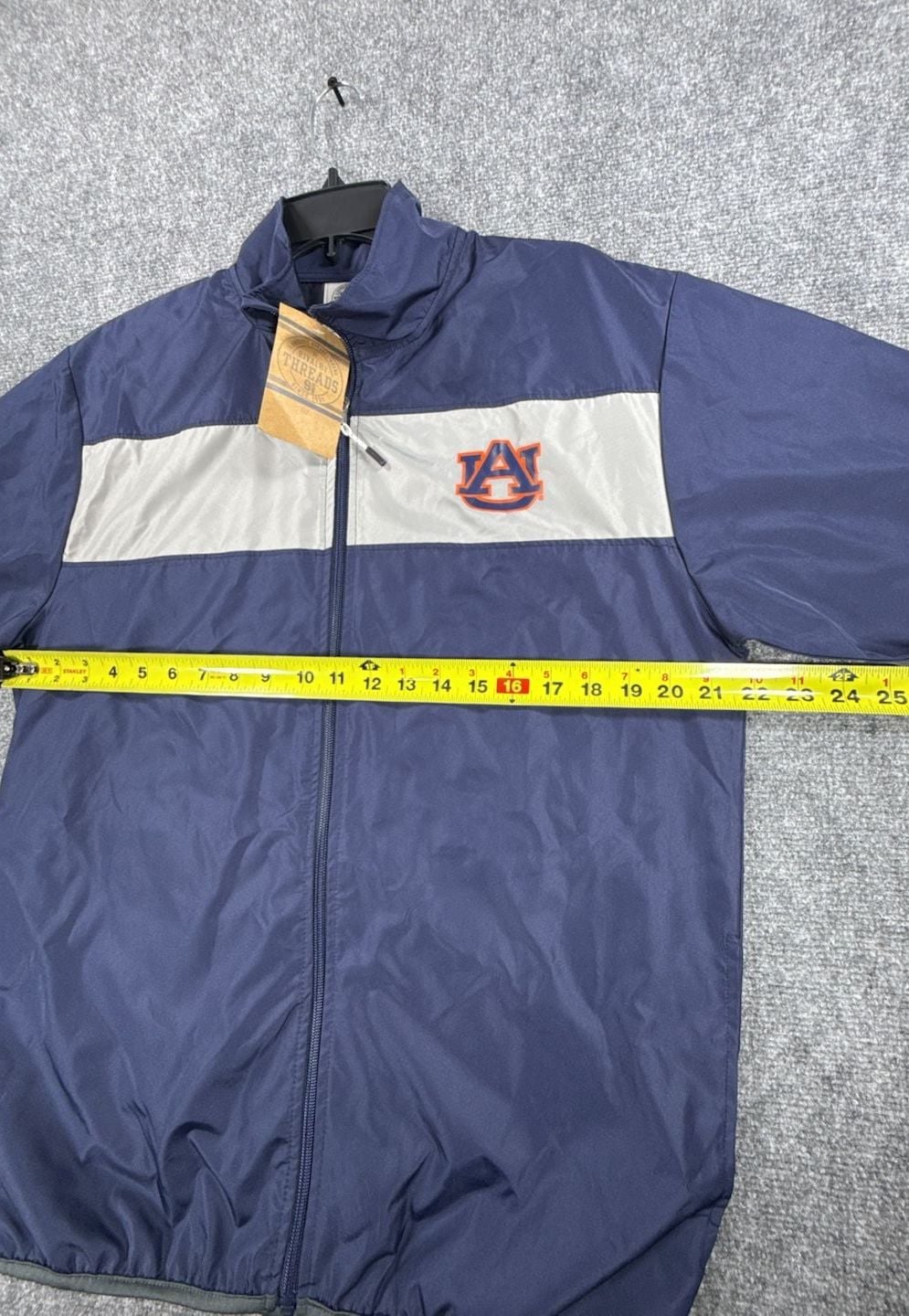 Rivalry Threads Auburn Tigers Full Zip Windbreaker Jacket - Size M - NCAA 9