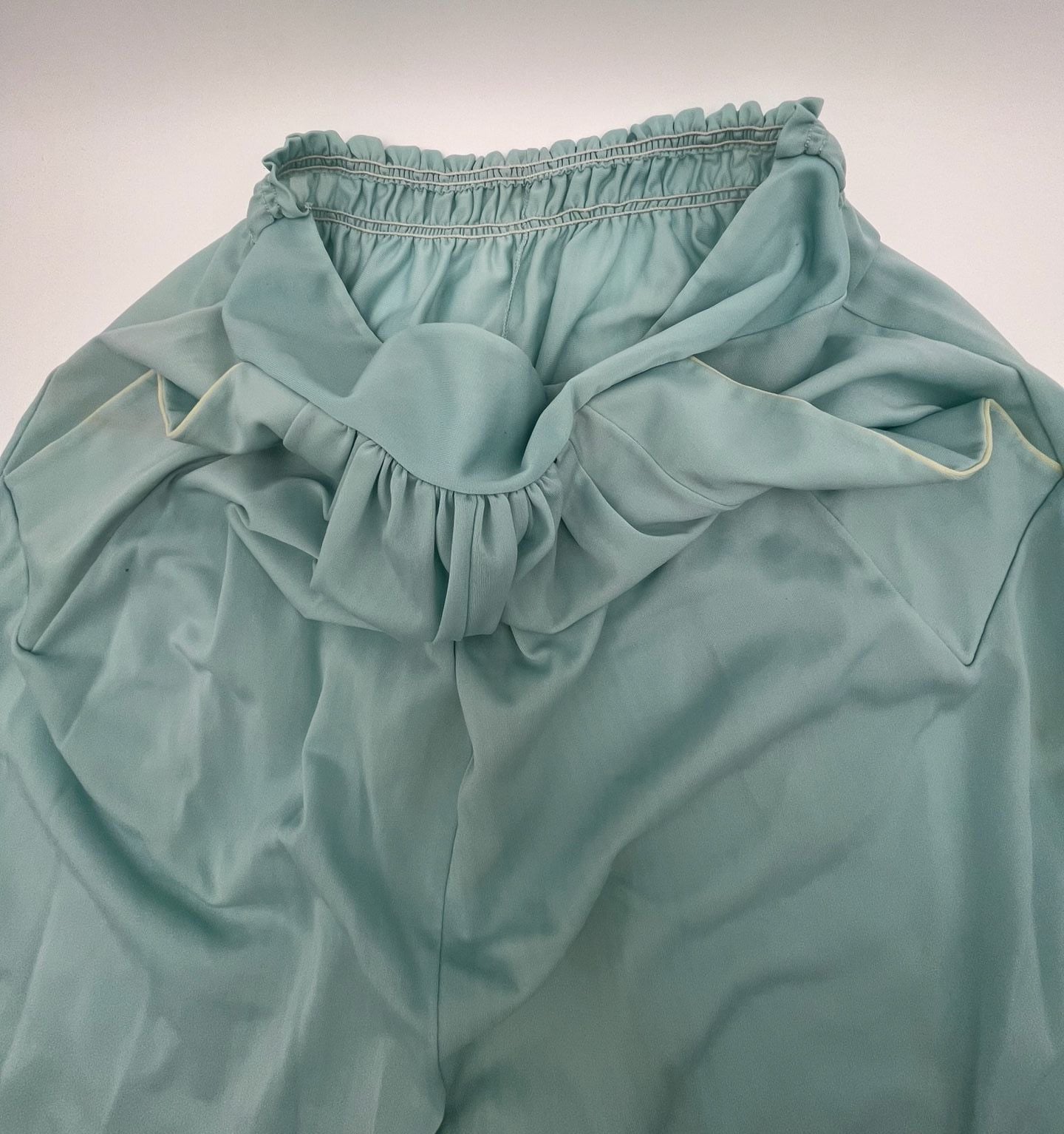 Lucite by Holeproof Vintage Light Blue Loungewear Pajama Set Size 14 8