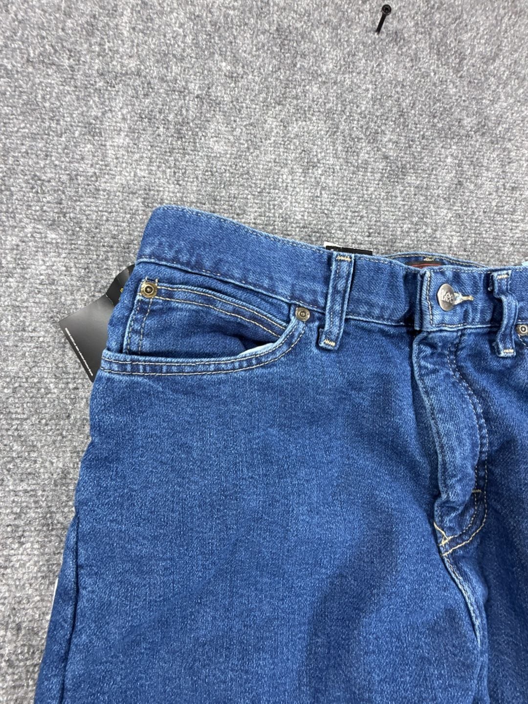Lee Fleece Lined Relaxed Straight Jeans Blue Matter 30x32 NWT Men’s 7