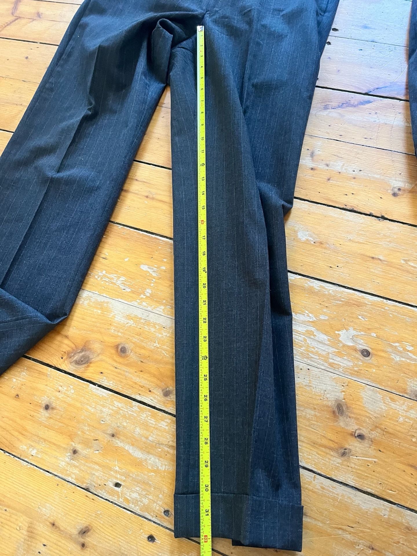 Brooks Brothers Established 1818 Vintage Pinstripe Wool Suit 43L 35x32 Union Tag 16