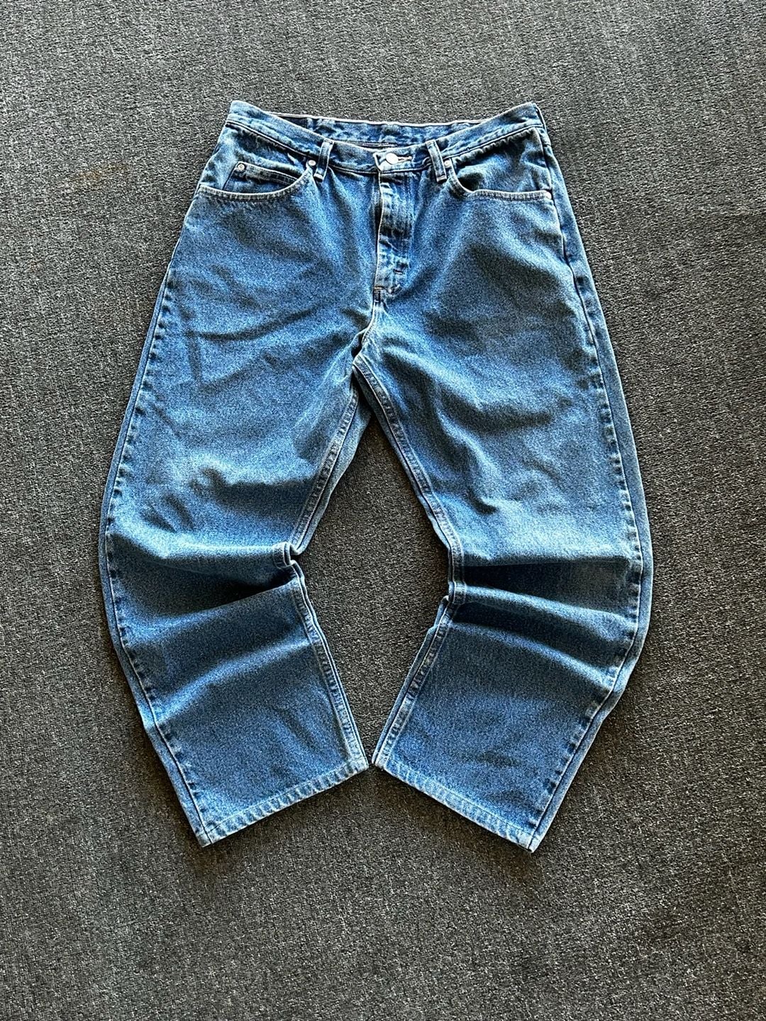 Wrangler Relaxed Fit Blue Denim Jeans 34x32 976T1DR 2