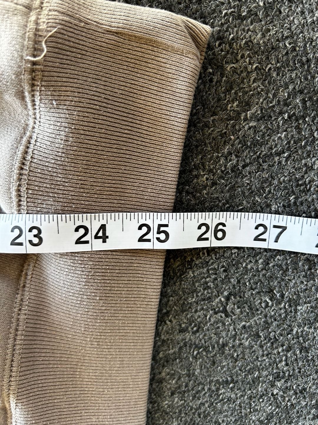 Maison Article Vintage Wash Oversized Hoodie Beige SM 5