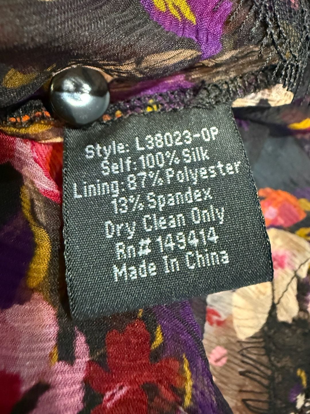 Johnny Was Flora Silk Maxi Dress Size PS Petite Small Multicolor Floral Lace NWT 10
