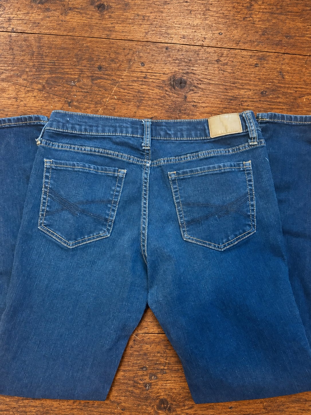 Aeropostale Womens Size 8 Long Dark Wash Skinny Jeans Denim 3