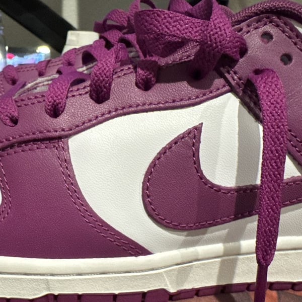 Nike Dunk Low Retro White Viotech Purple Sneakers
