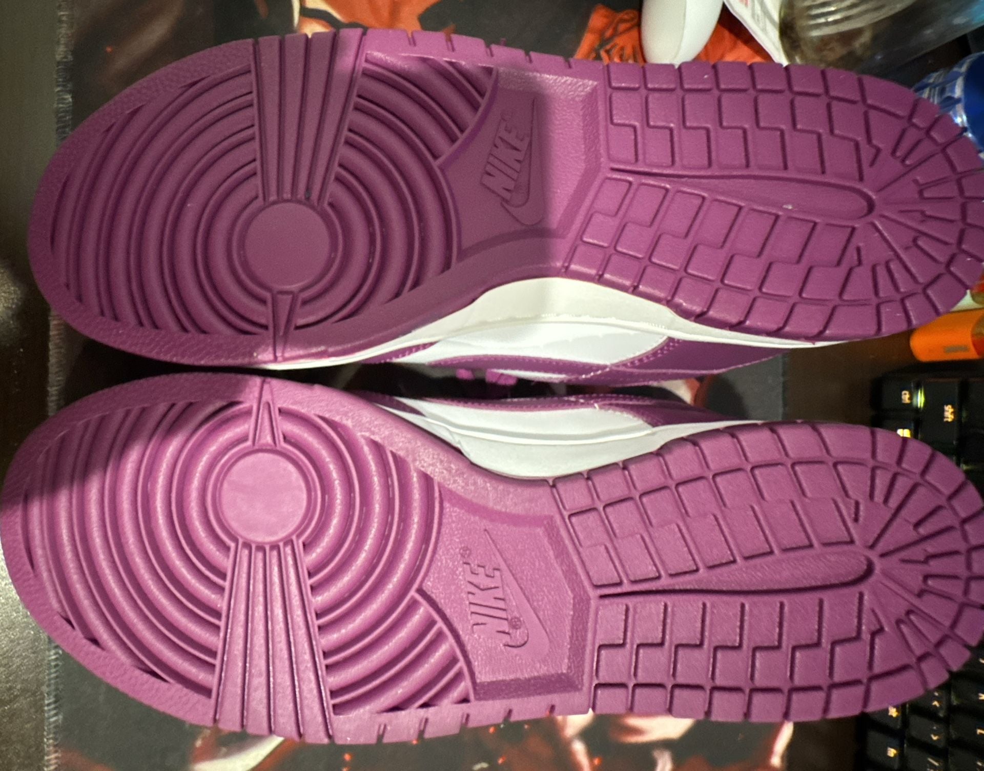 Nike Dunk Low Retro White Viotech Purple Sneakers 9