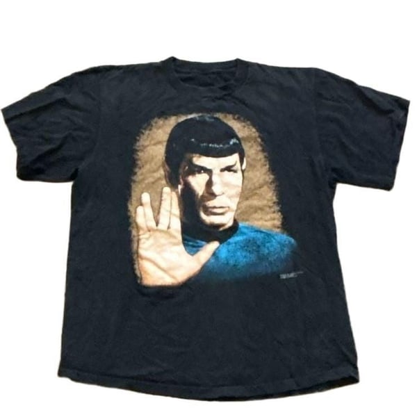 Vintage 1991 Changes Star Trek Mr. Spock Live Long and Prosper T-Shirt