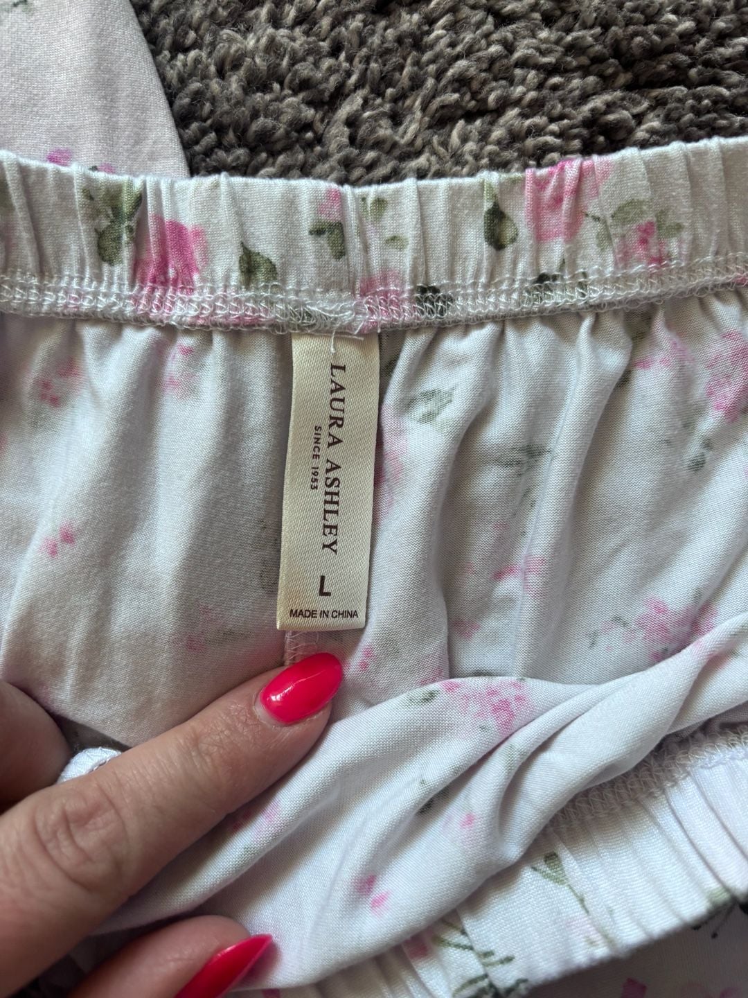 Laura Ashley floral 4 piece pajama set 2