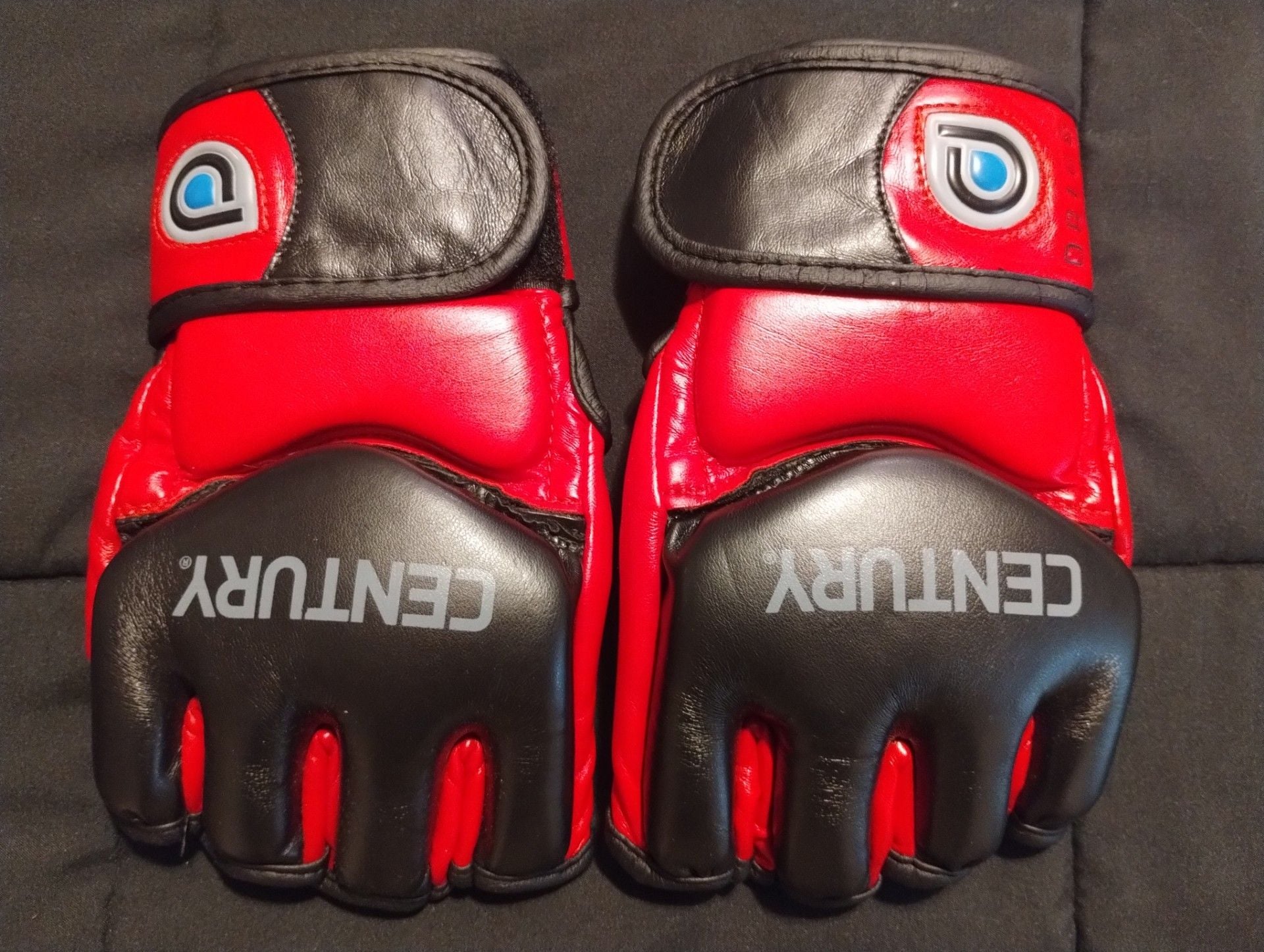 Century Drive Open Palm Training Mitt Gloves Red/Black 1