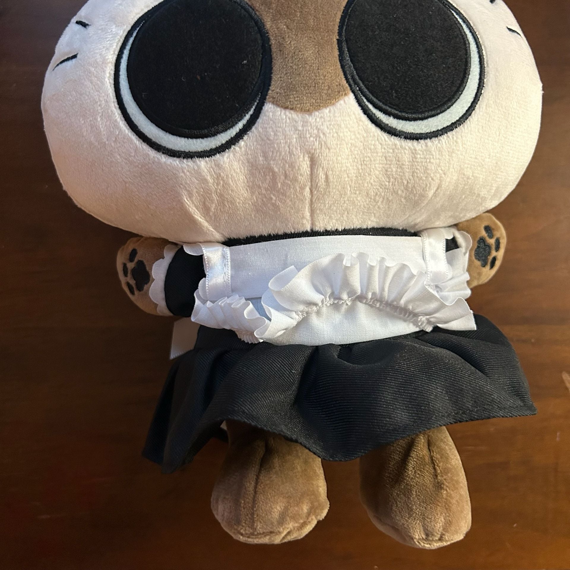 Miniso x Cute Azukisan Siamese Cat Plush Toy Maid Outfit 30cm 3