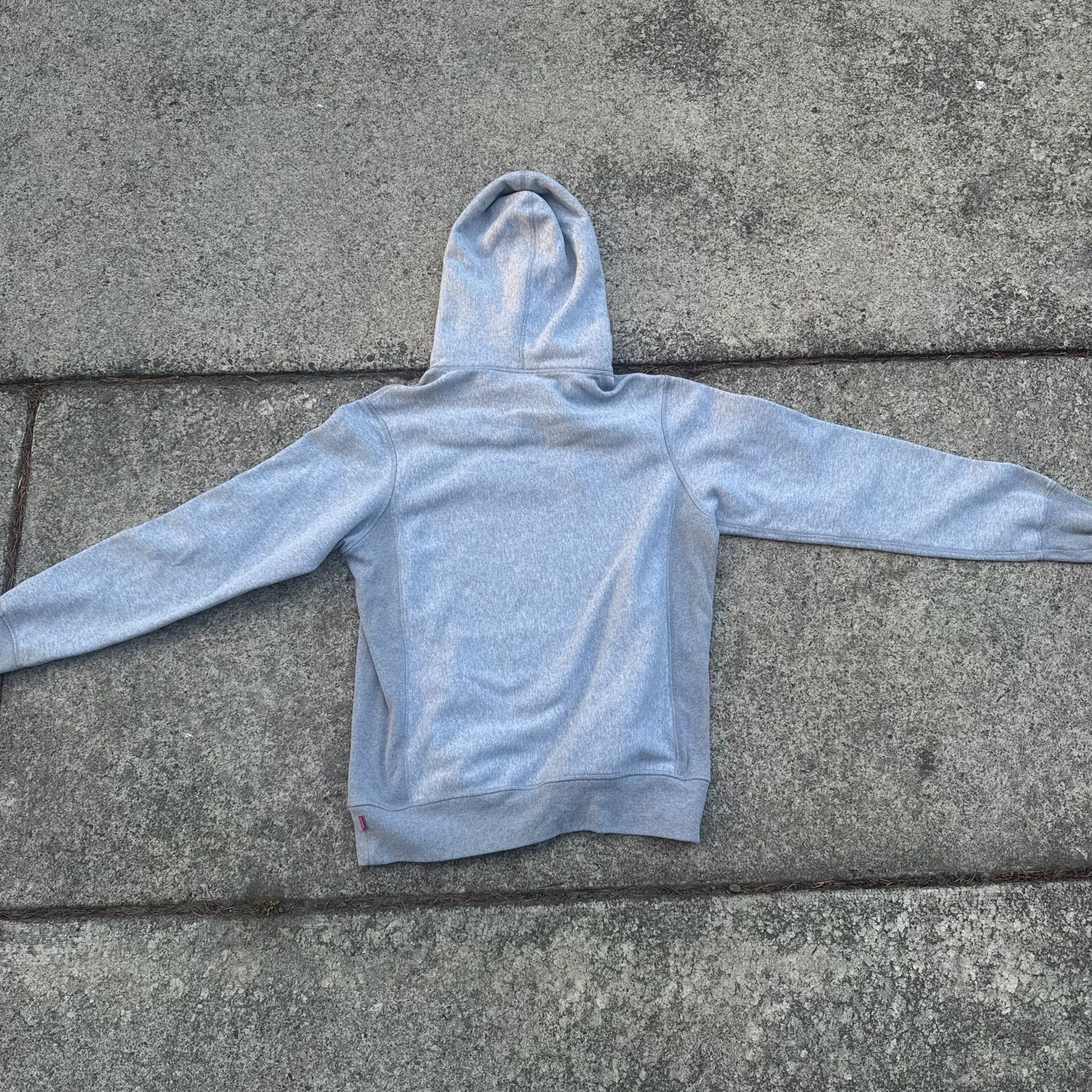 Supreme Box Logo Pullover Hoodie Heather Grey Size Large 7