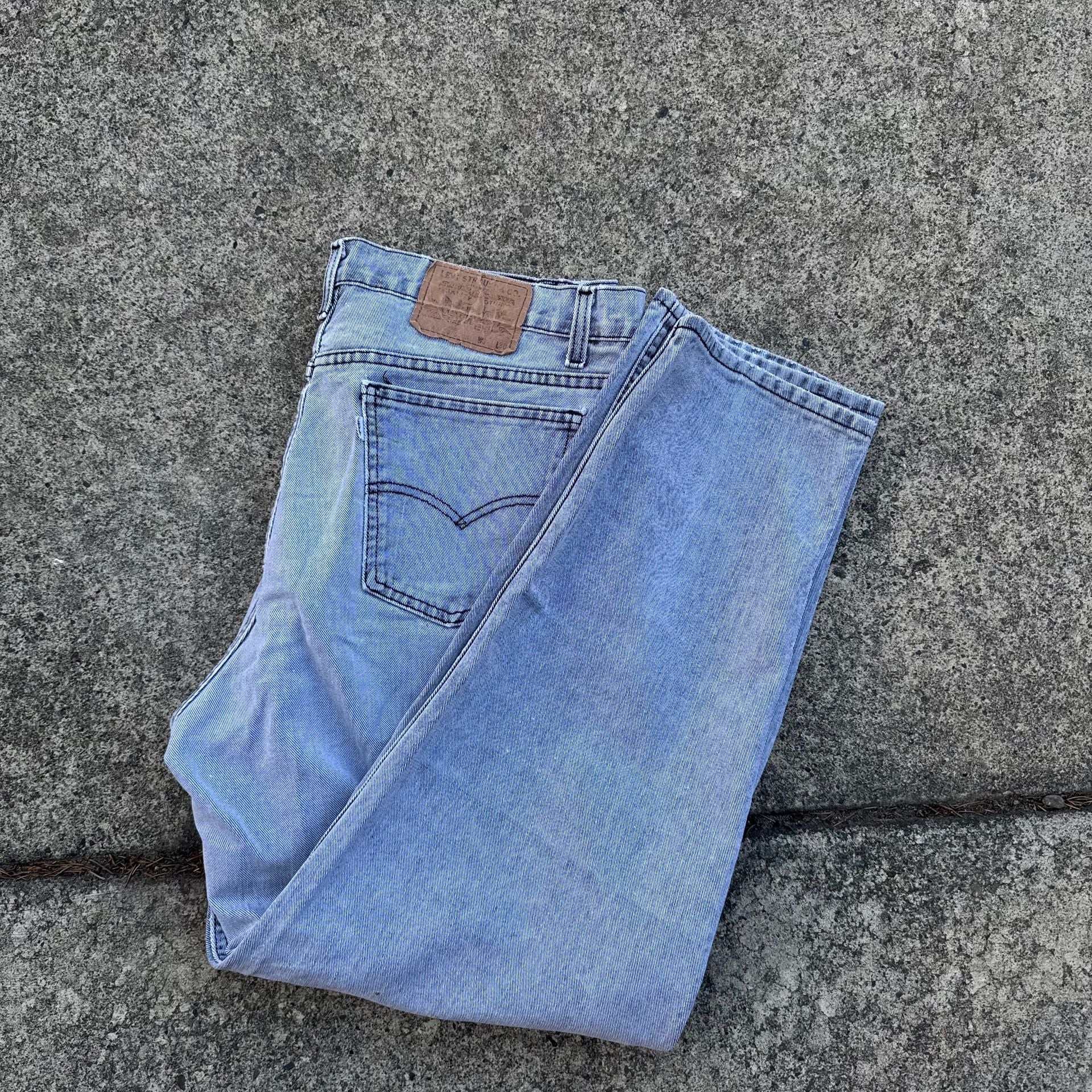 Levi's Vintage Relaxed Fit Light Wash Denim Jeans 3