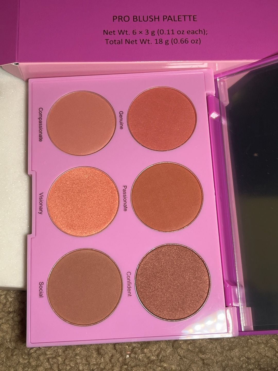 Realher You Are Brilliant Pro Blush Palette 18g 1