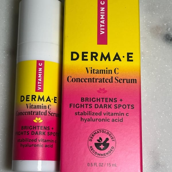 Derma E vitamin c concentrated serum 0.5 oz new