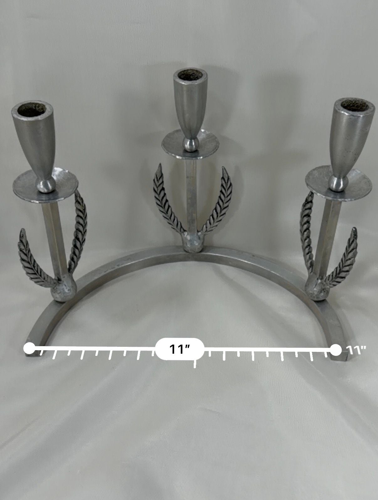 Vintage Palmer Smith #673 Candelabra, Art Deco Circular 6 Candle Centerpiece 14