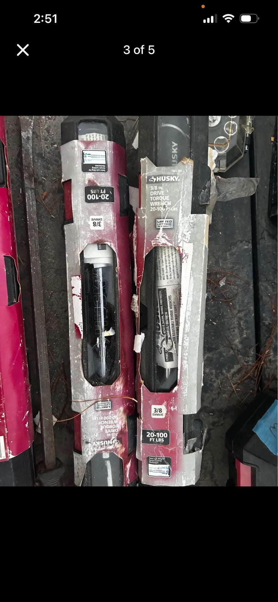Husky 3/8 in. Drive Torque Wrench 20-100 Ft. Lbs.
40 each
2