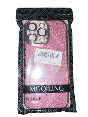 MGQILING Pink Glitter MagSafe Compatible iPhone 14 Pro Max Case 4