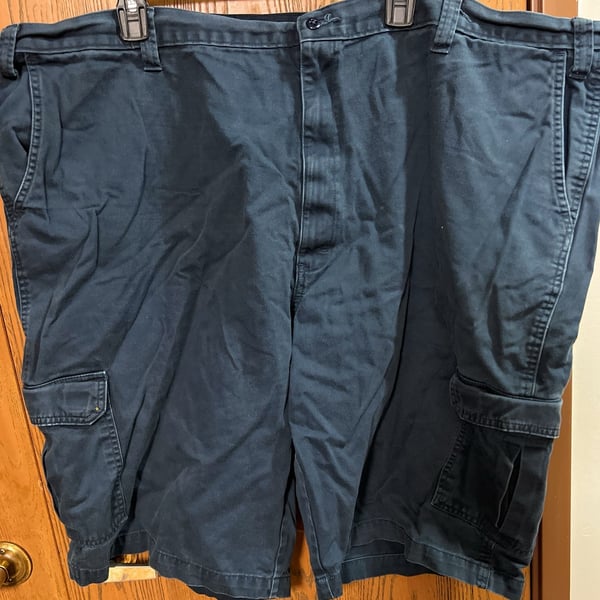 Dickies Navy Blue Cotton Utility Cargo Shorts
