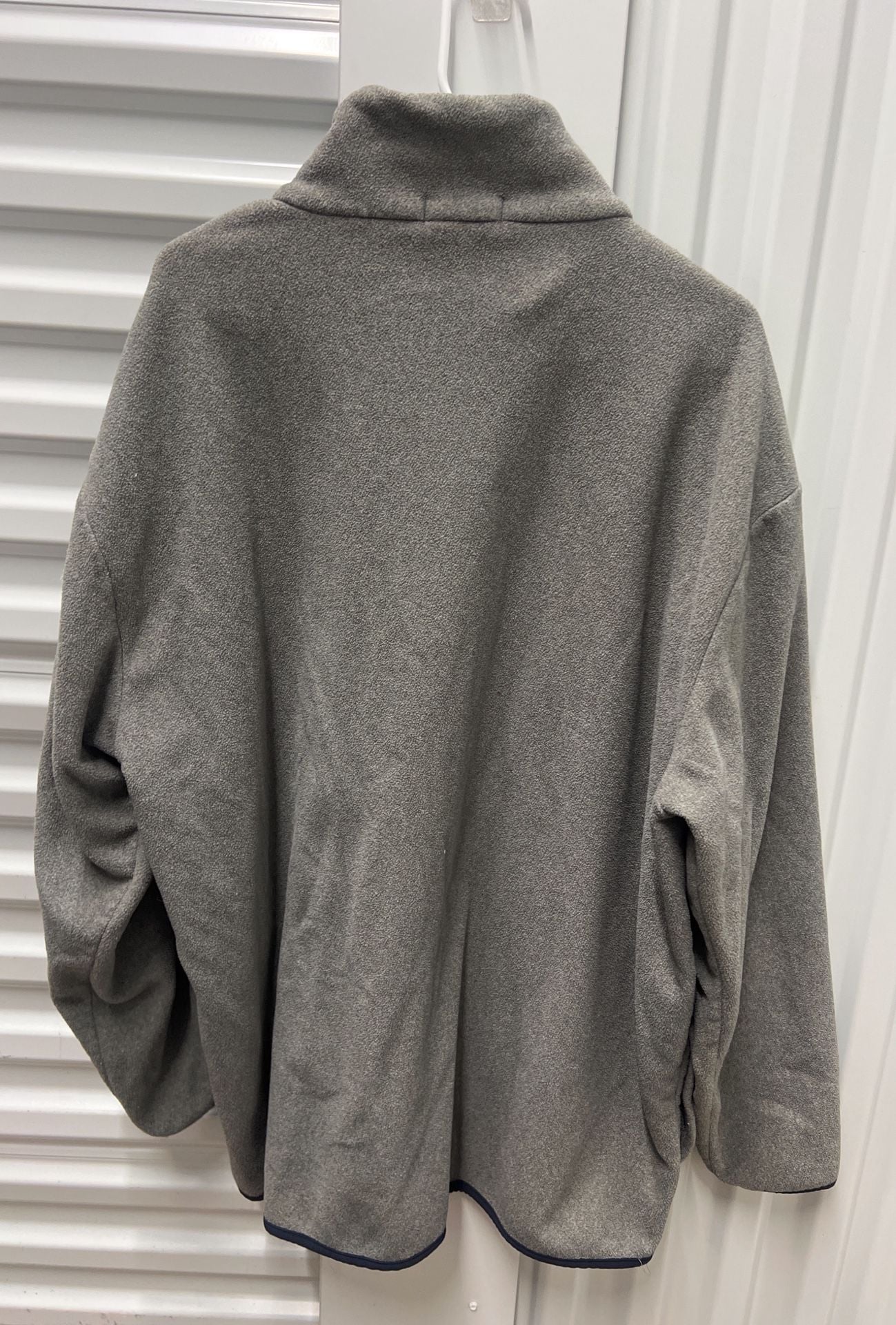 Nautica Men's Gray 1/4 Quarter Zip Fleece Pullover Sweater XXL 4