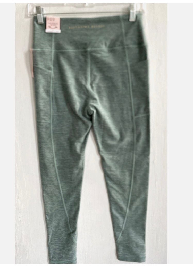 Victoria's Secret Studio 7/8 Legging Soft Pockets Heather Sage Mist 10